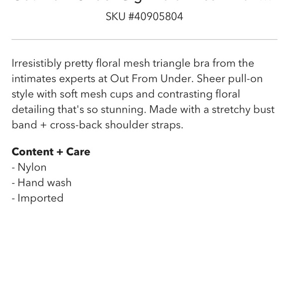 NEVER WORN Bralette - Picture 2 of 3